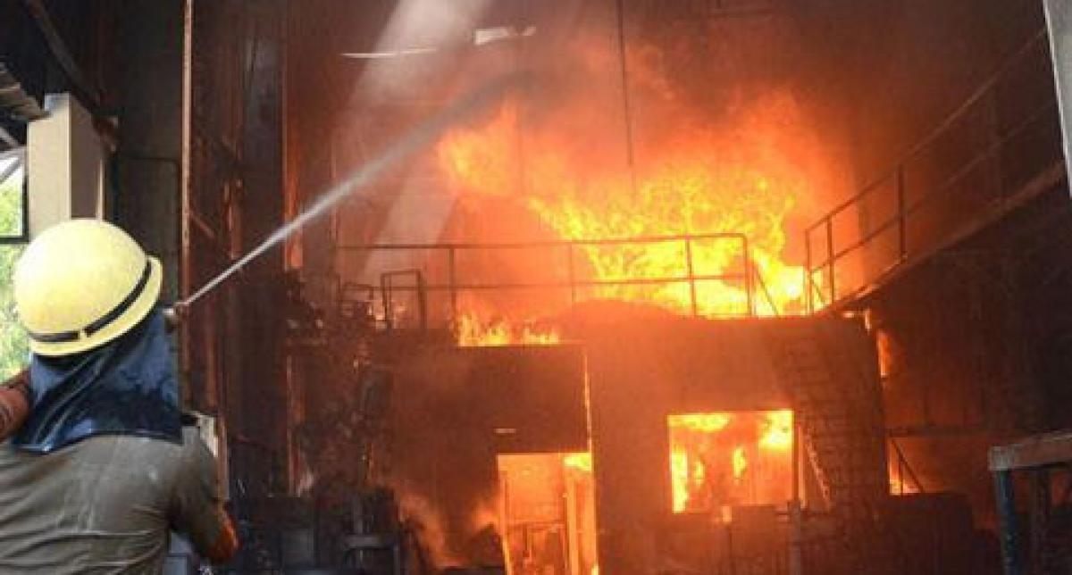 Fire breaks out at Digital Factory in the outskirts of Hyderabad